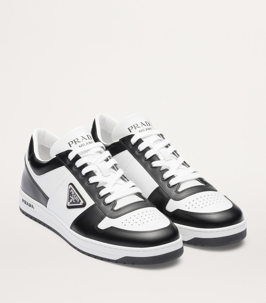 Prada Leather Downtown Sneakers