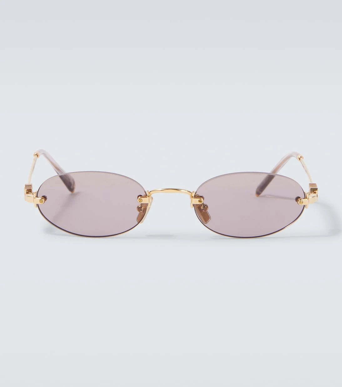 Miu Miu - Logo oval sunglasses