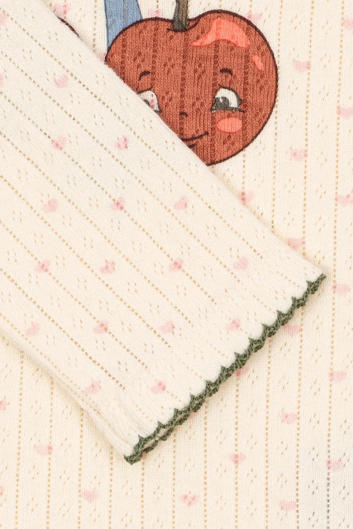 Konges Sløjd MINNIE BLOUSE GOTS Uzun Kollu Çocuk Bluz