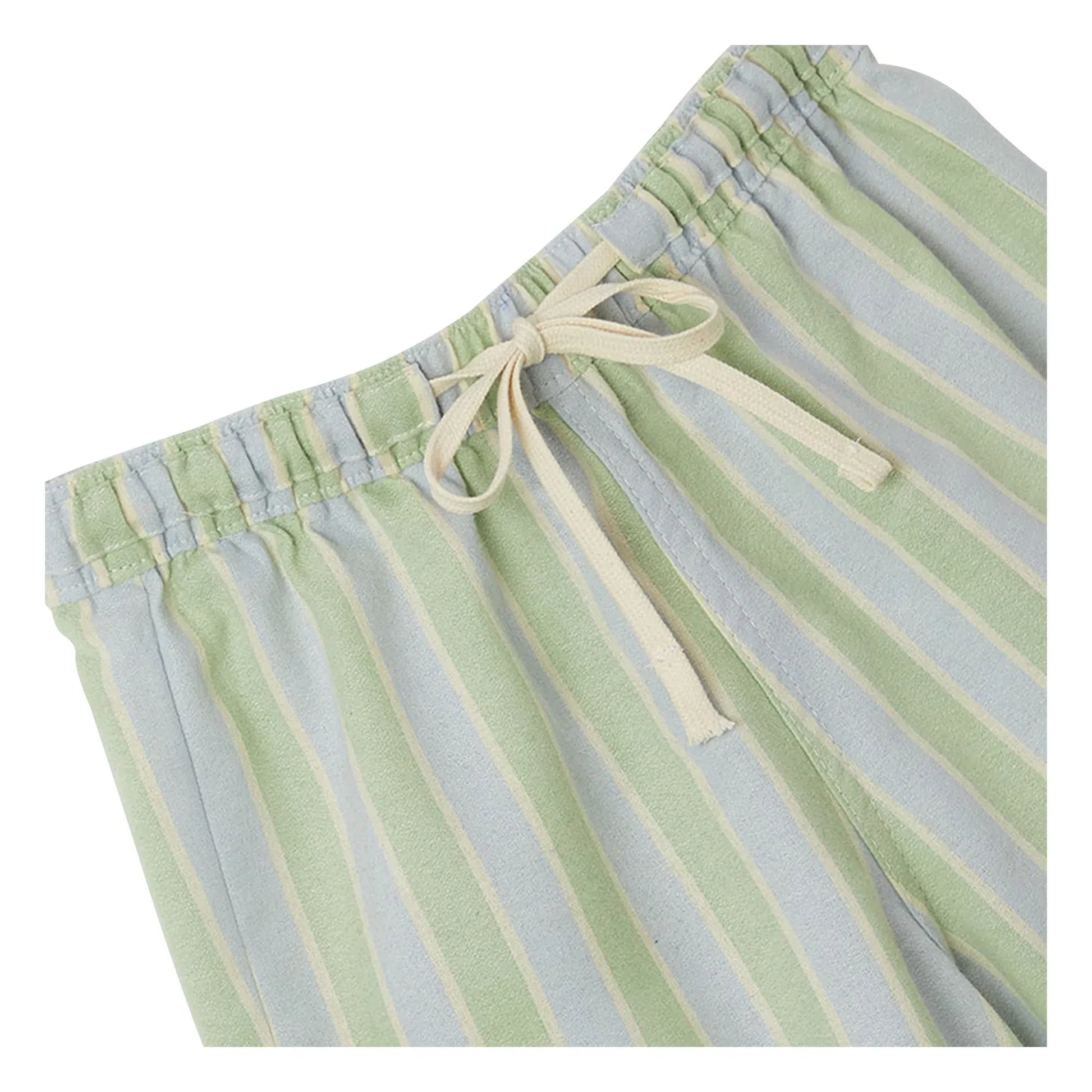 Fabula - Striped Bermuda Shorts | Pale green