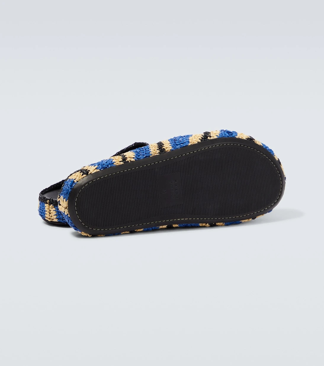 Marni - x No Vacancy Inn raffia-effect slippers