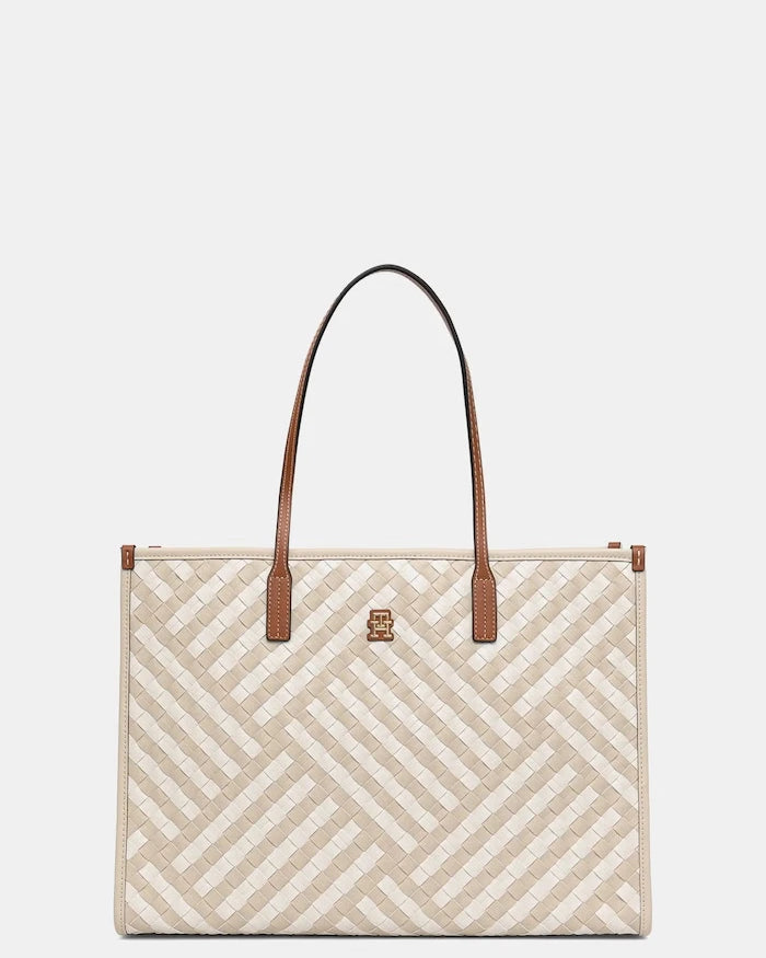 Tommy Hilfiger kadın tote çanta suni deri