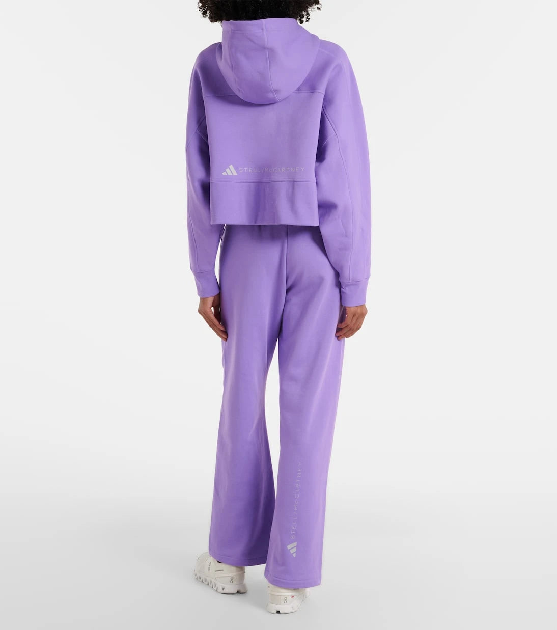 Adidas by Stella McCartney - Logo cotton sweatpants
