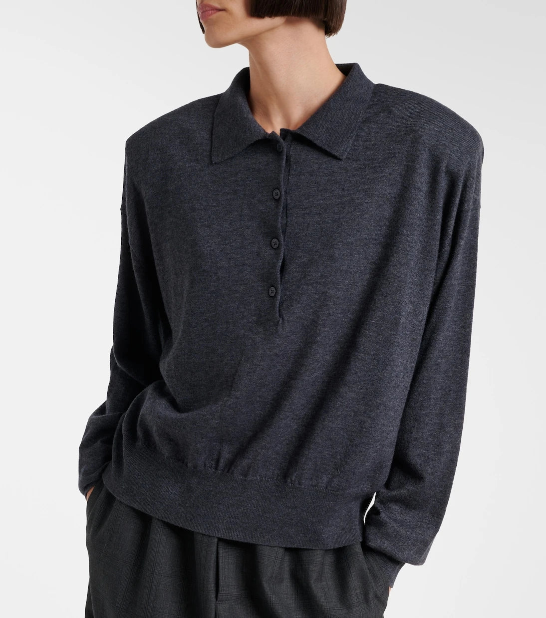 The Frankie Shop - Croydon wool-blend polo sweater