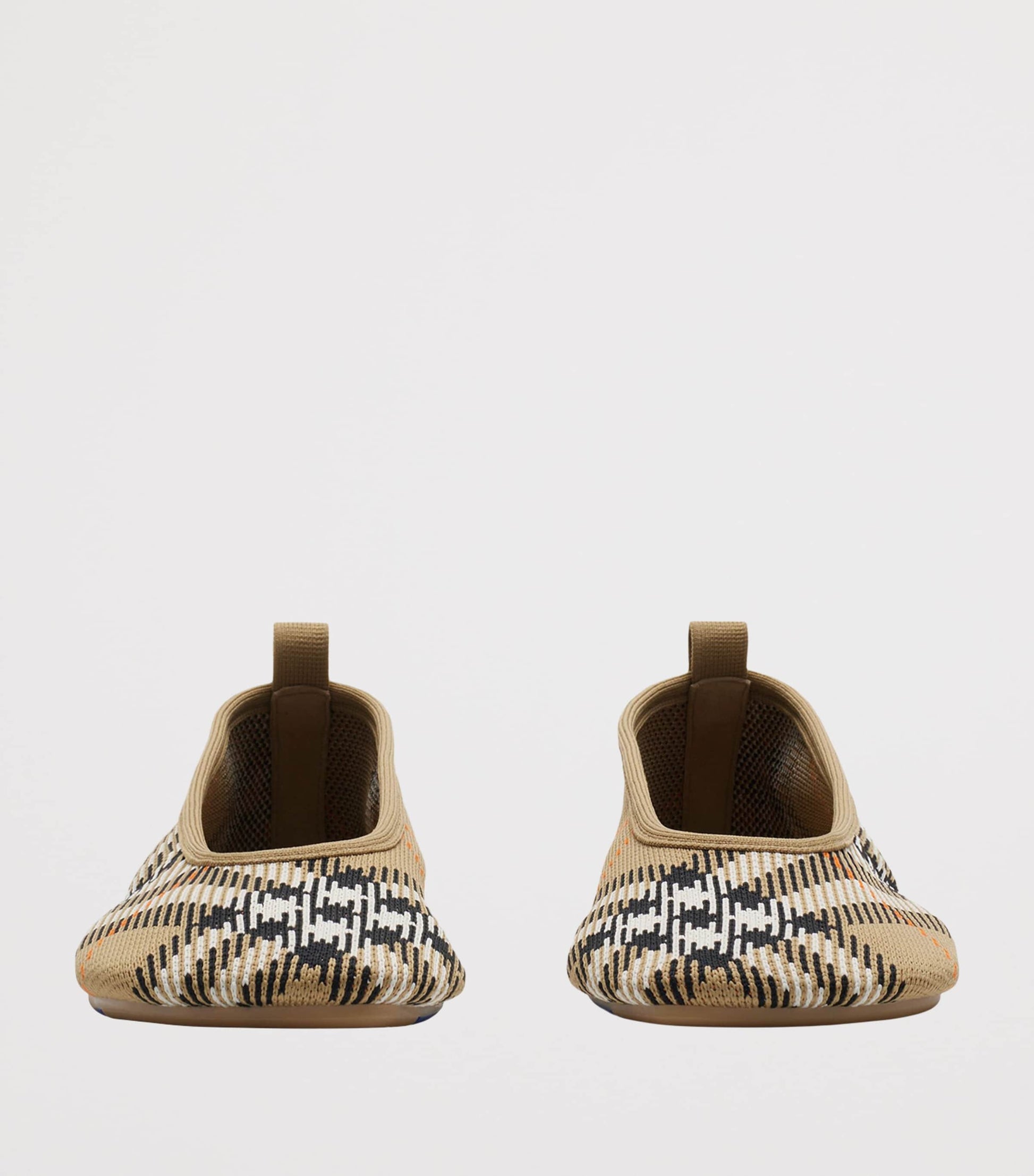 Burberry Knit Check Baby Ballet Flats