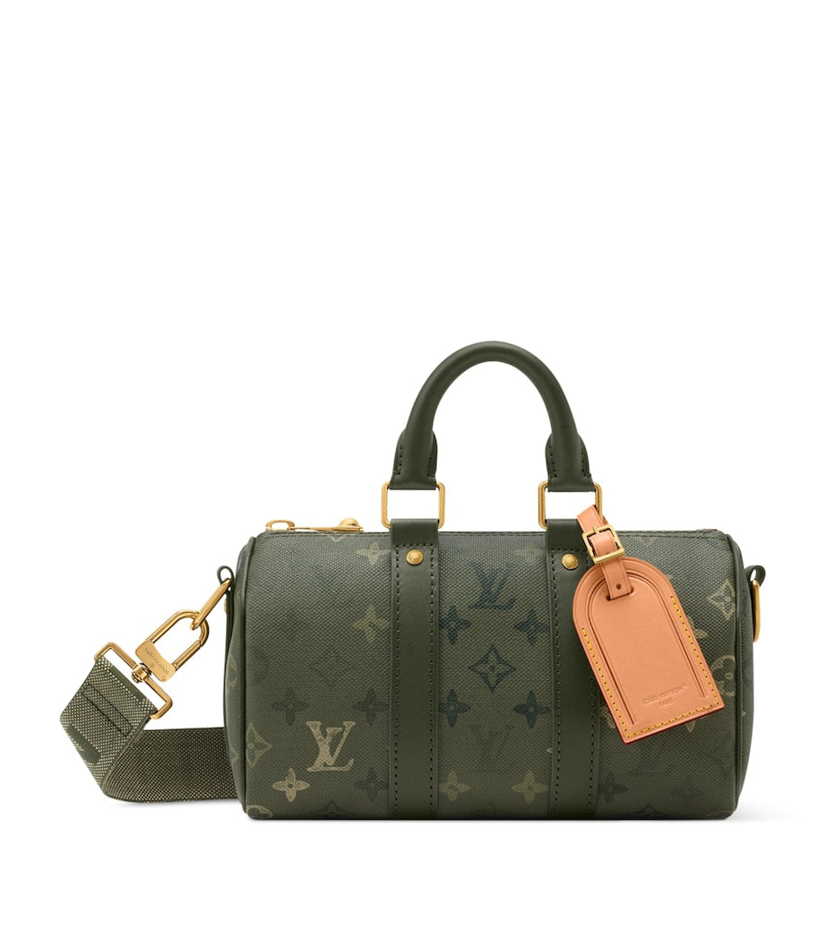 LOUIS VUITTON Canvas Keepall Bandoulière 25 Cross-Body Bag