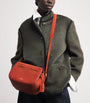 Polo Ralph Lauren Brown Small Suede ID Shoulder Bag