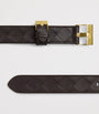 Bottega Veneta Brown Intrecciato Leather Watch Belt