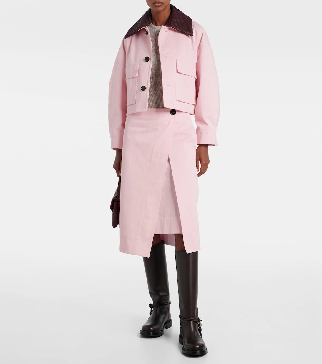 Bottega Veneta - James leather knee-high boots