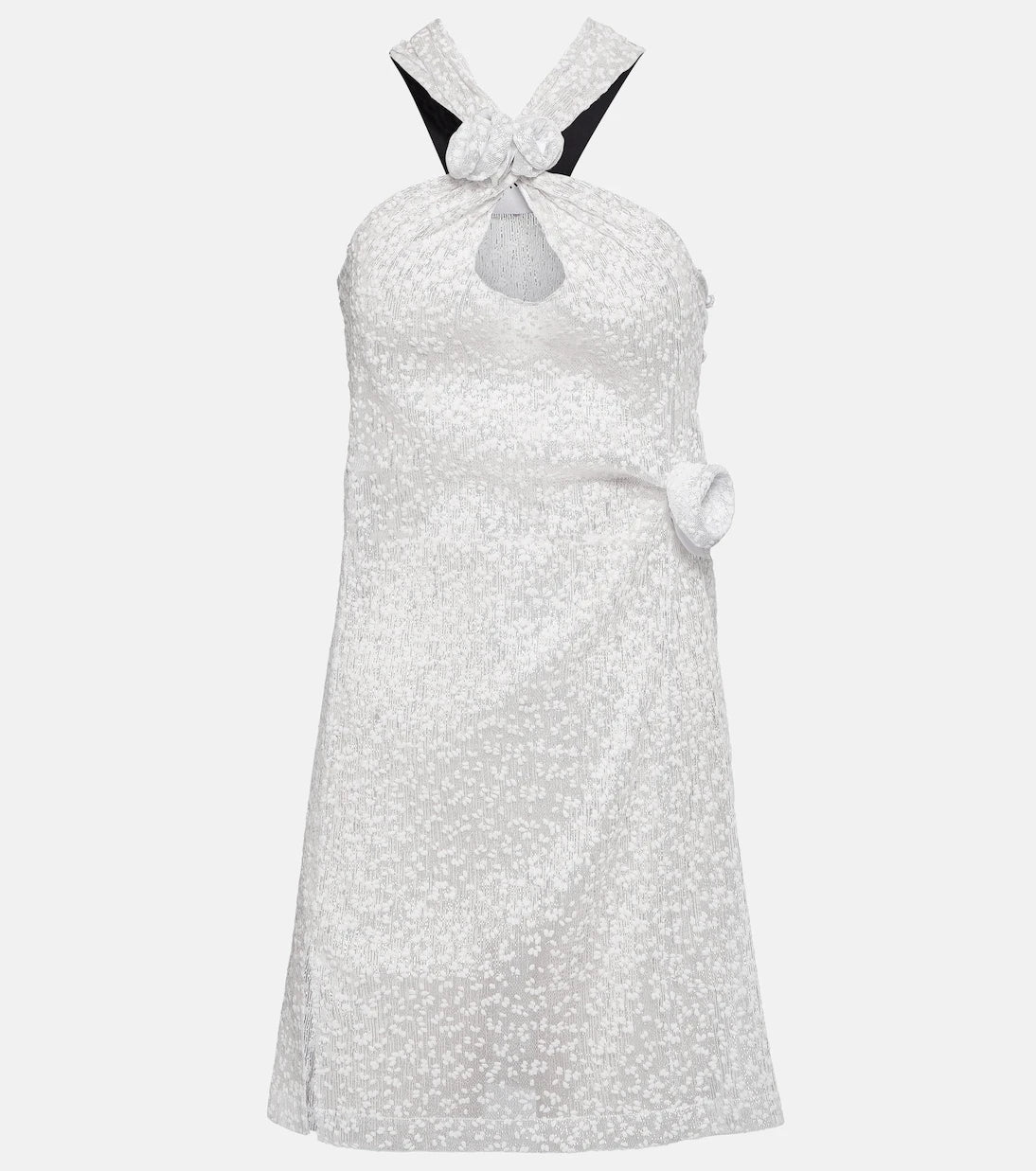 Coperni - Embellished halterneck minidress