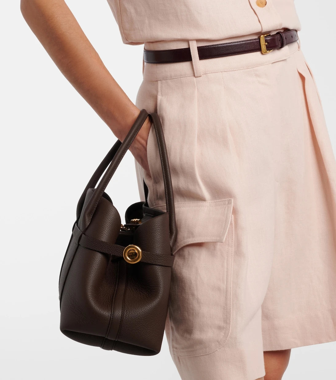 Loro Piana - Ghiera Small leather shopper