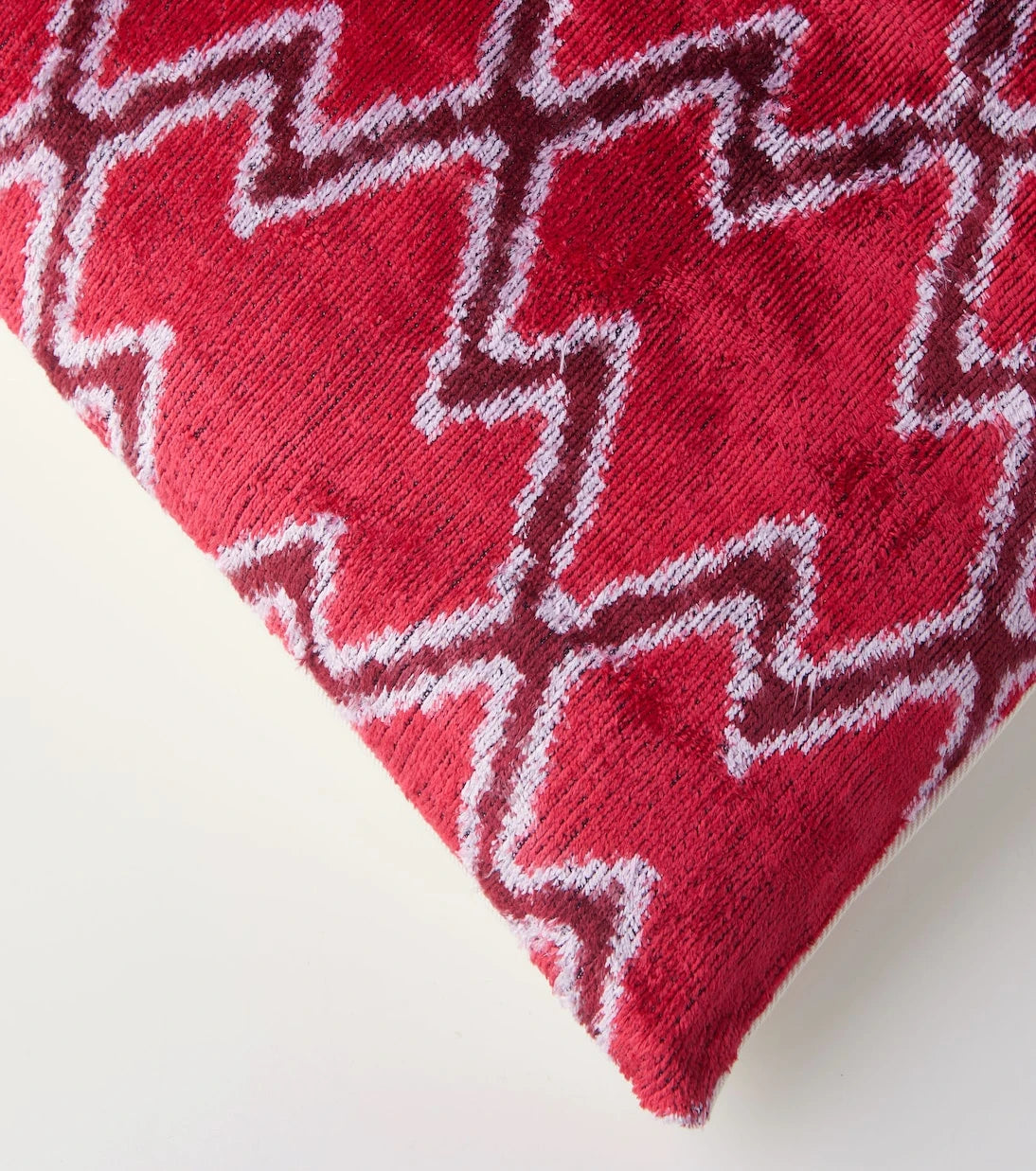Les-Ottomans - Printed silk velvet cushion
