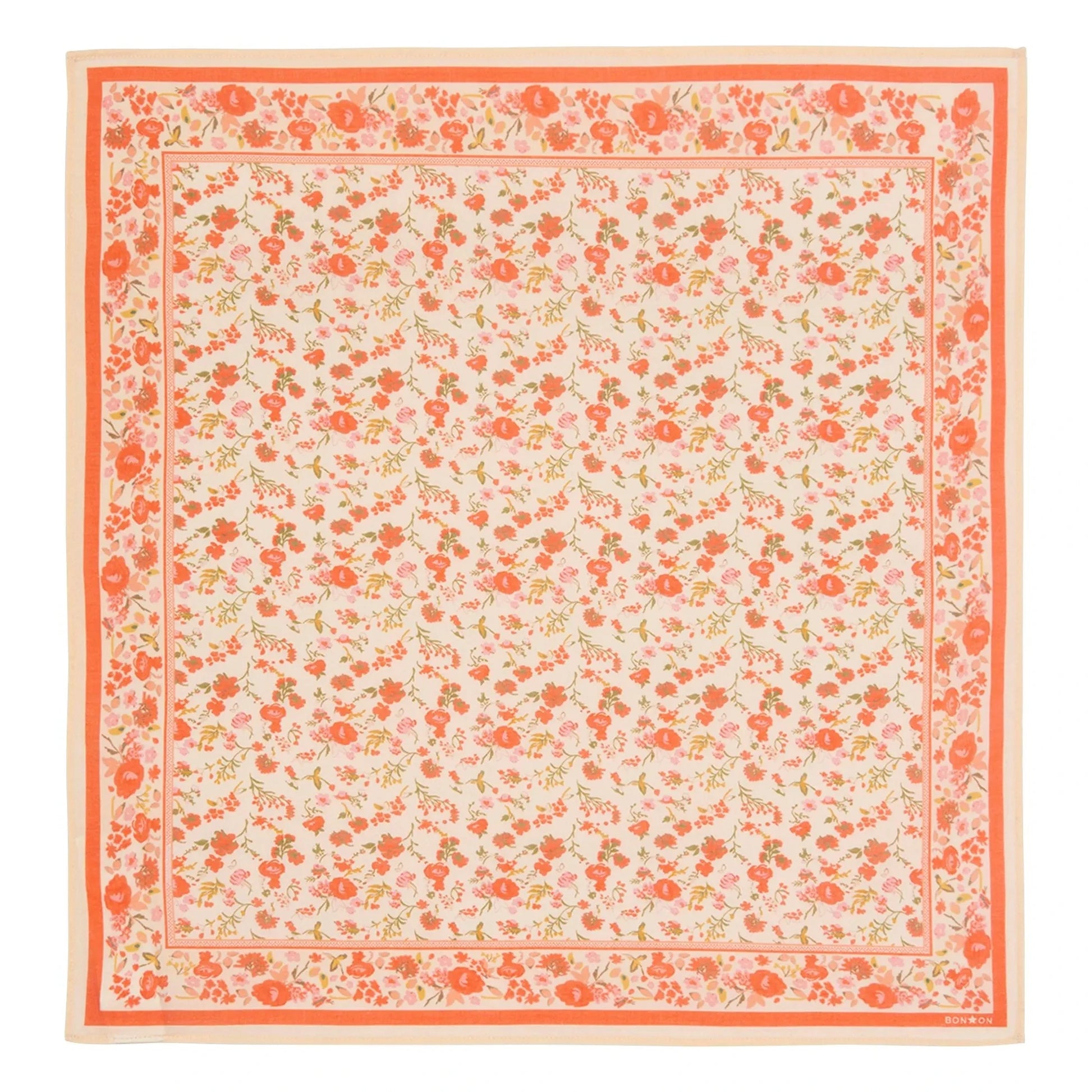 Bonton - Foulindienne Fleuri Scarf | Red