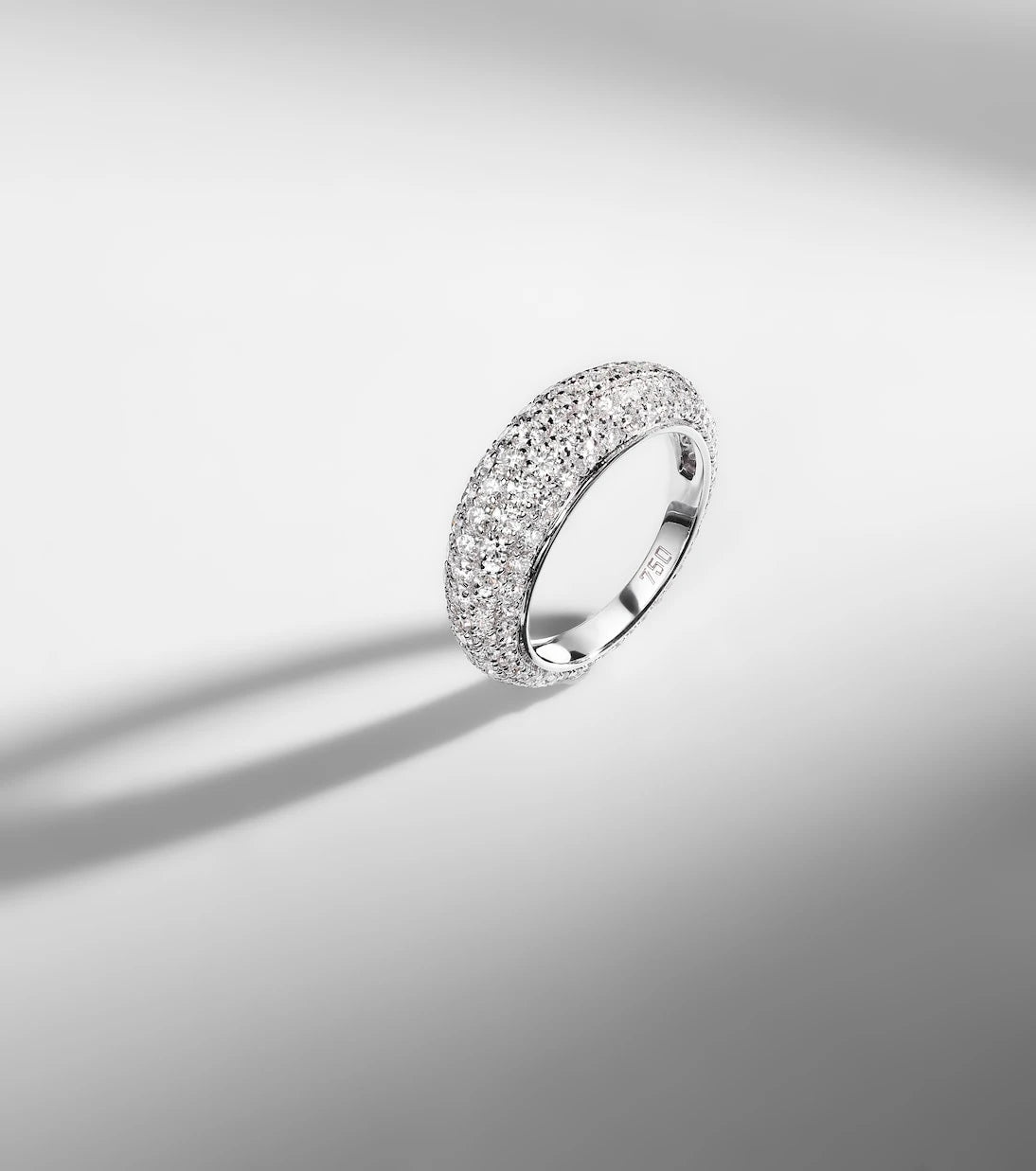 Kamyen - Diamond Disco 18kt white gold ring with diamonds