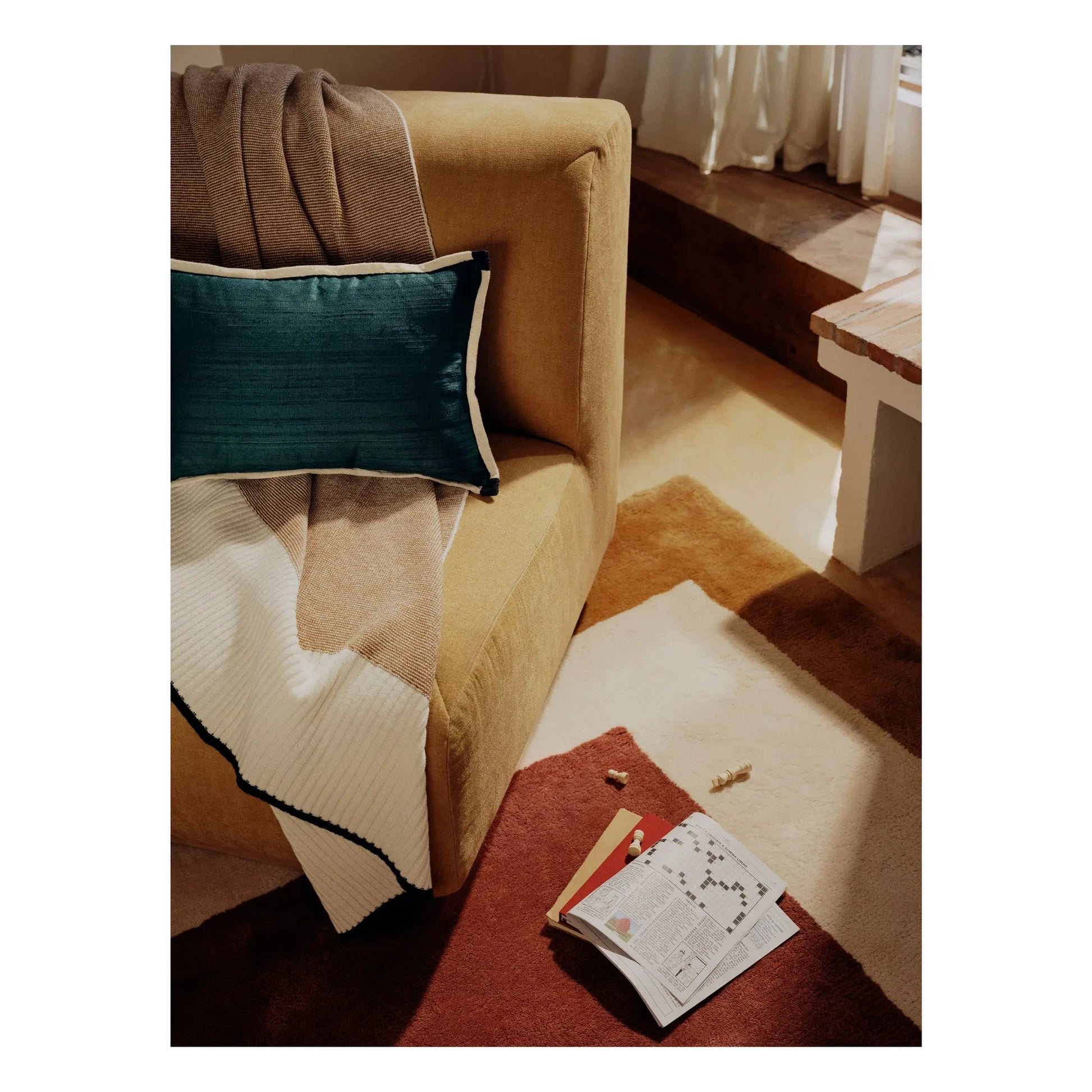 Maison Sarah Lavoine - Wool carpet Sequence | Ochre