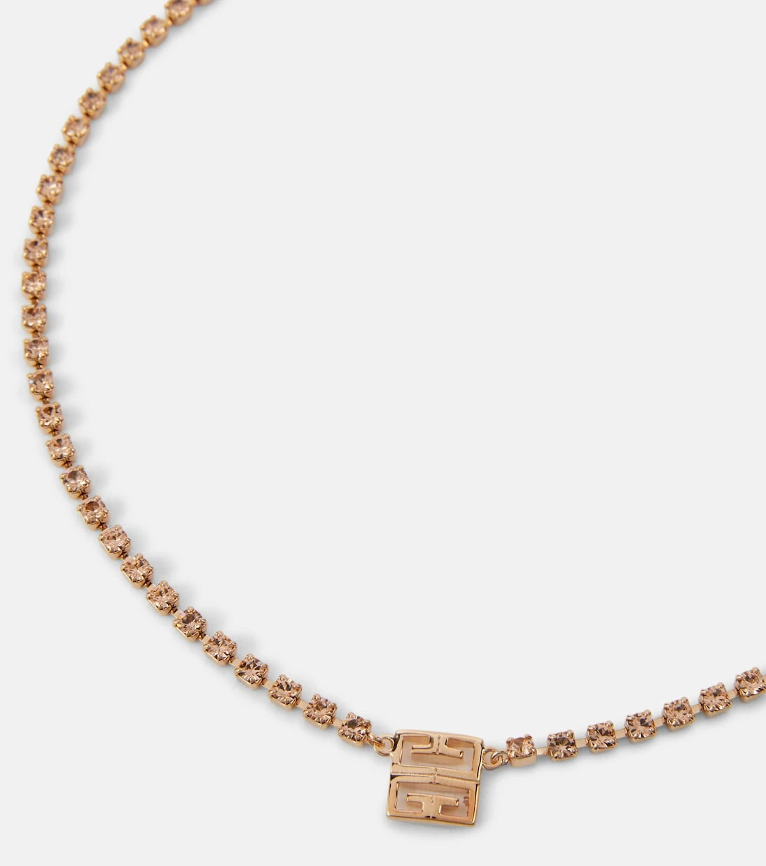 Givenchy - 4G crystal-embellished necklace