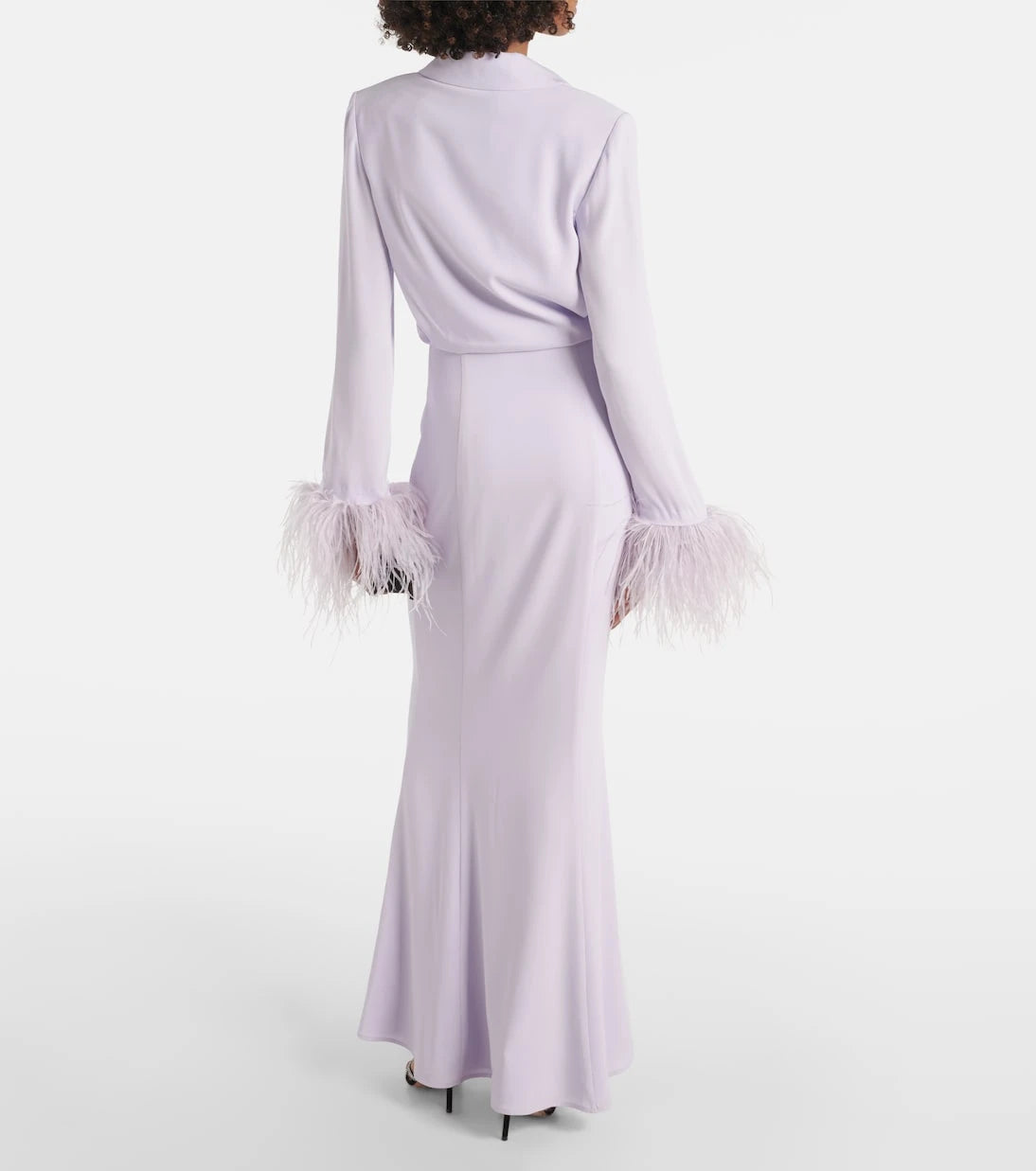 Roland Mouret - Embellished satin crêpe gown