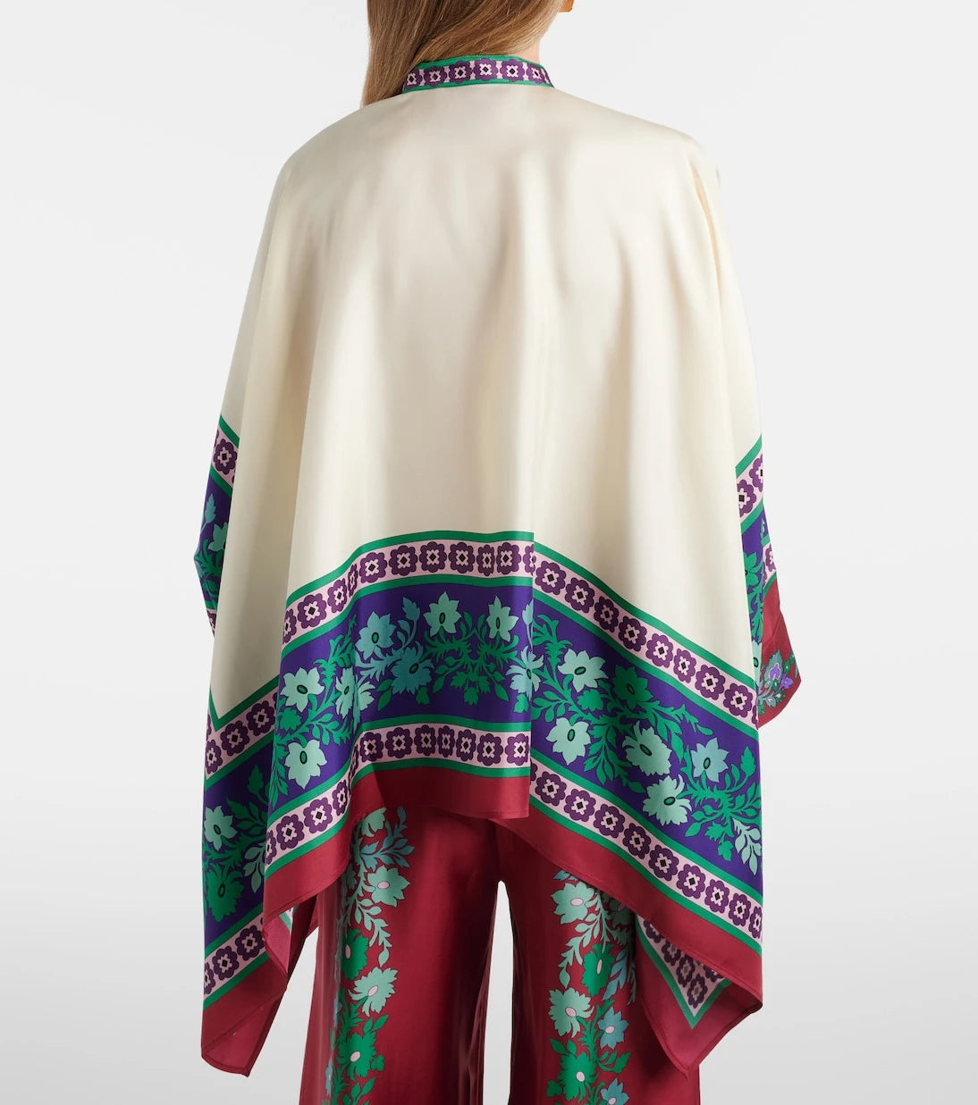 La DoubleJ - Foulard printed silk twill shirt