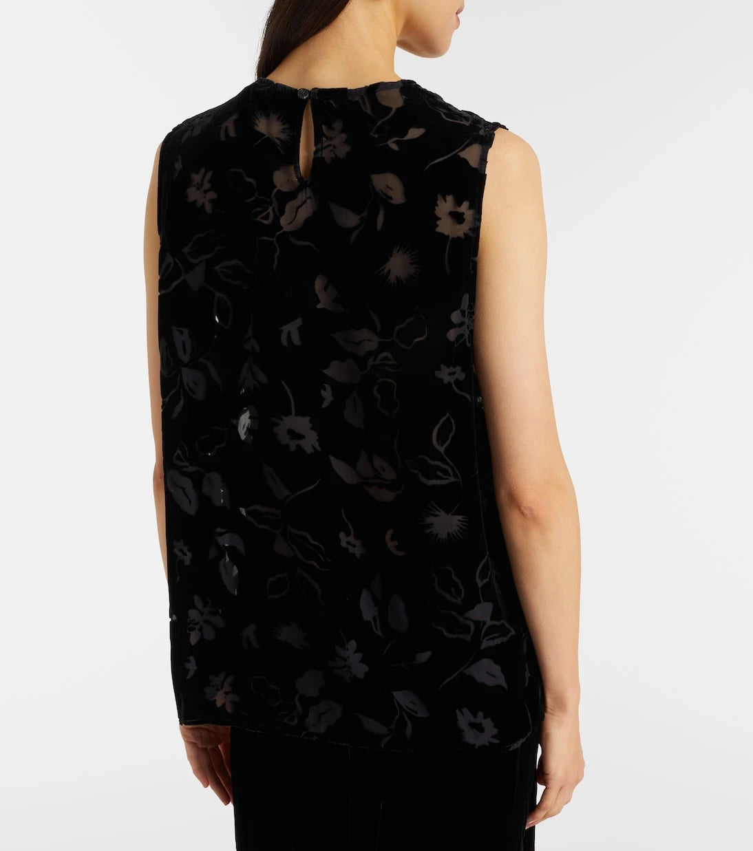 Asceno - Trento devoré velvet top