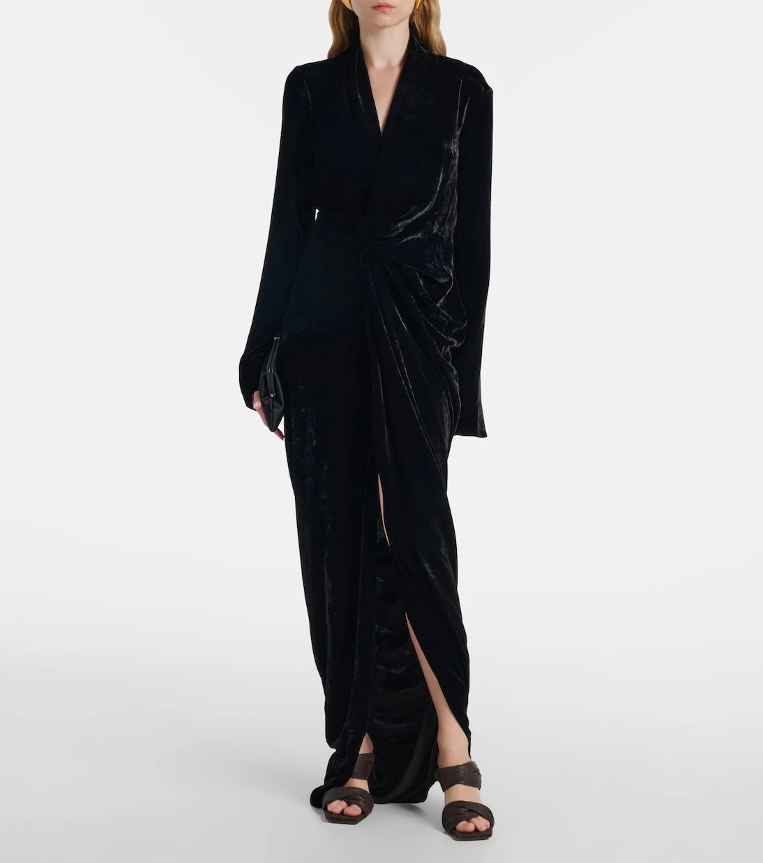 Rick Owens - Ruched gown