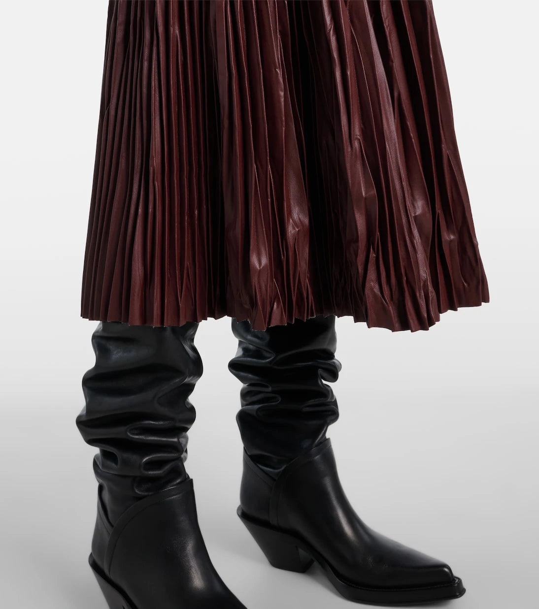 Proenza Schouler - White Label Rosalyn plissé midi skirt