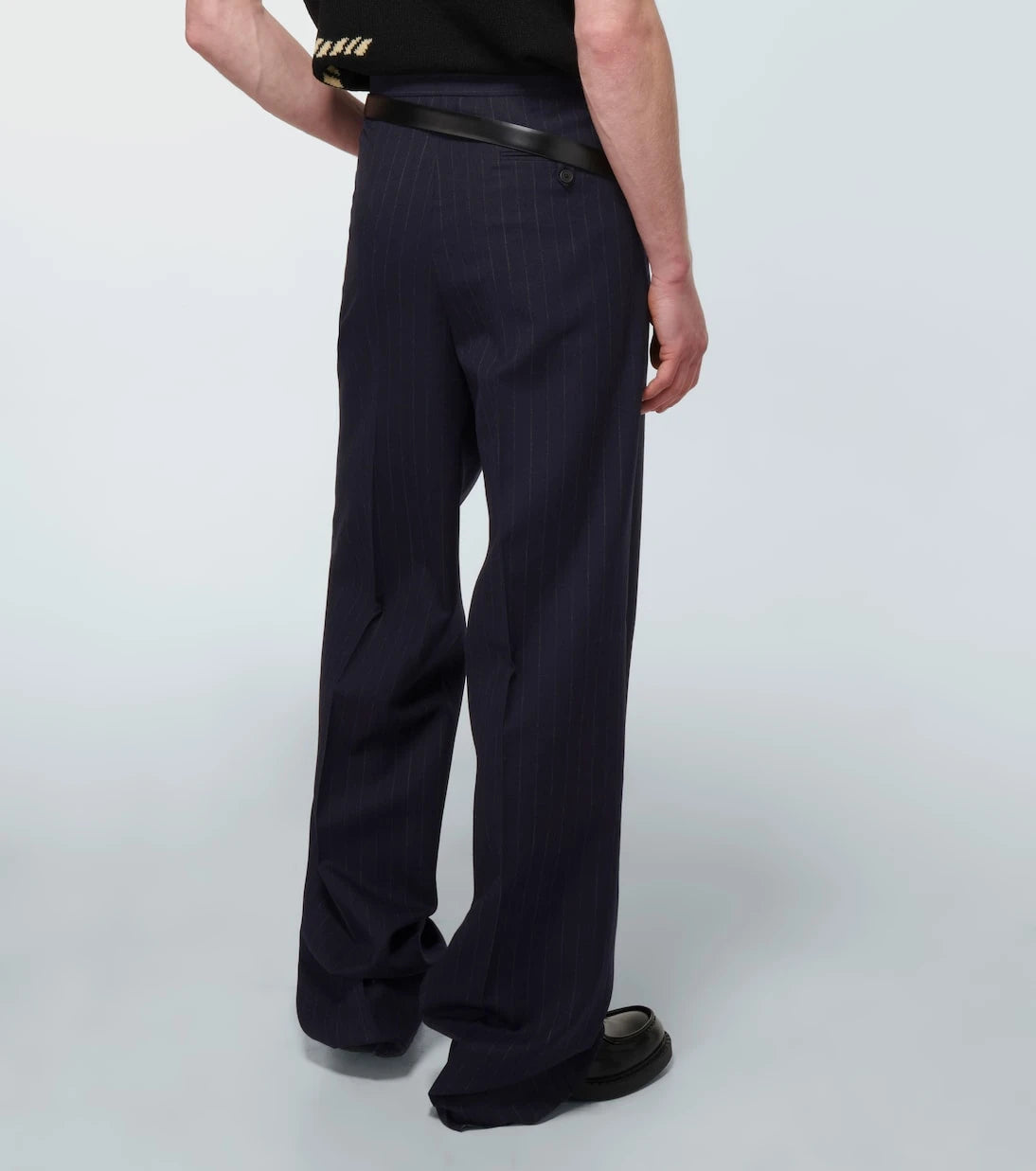 Prada - Pinstriped wool pants