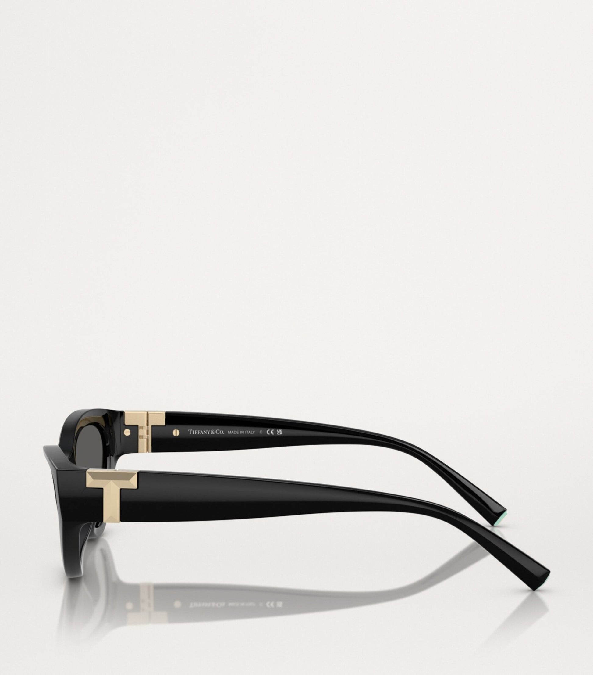 Tiffany & Co. Black Acetate Cat-Eye Sunglasses