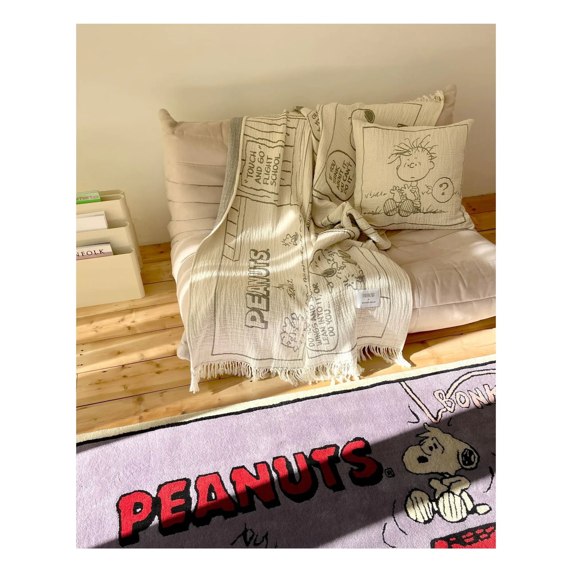 Maison Deux - Peanuts Moon rug | Purple