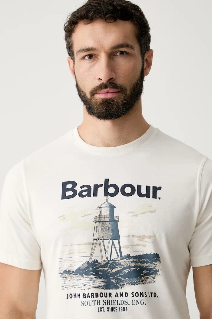 Barbour тениска мъжка от памук Harbourside