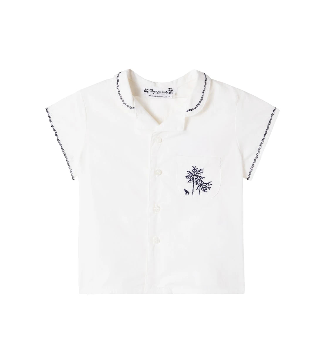 Bonpoint - Baby Lennard embroidered cotton shirt