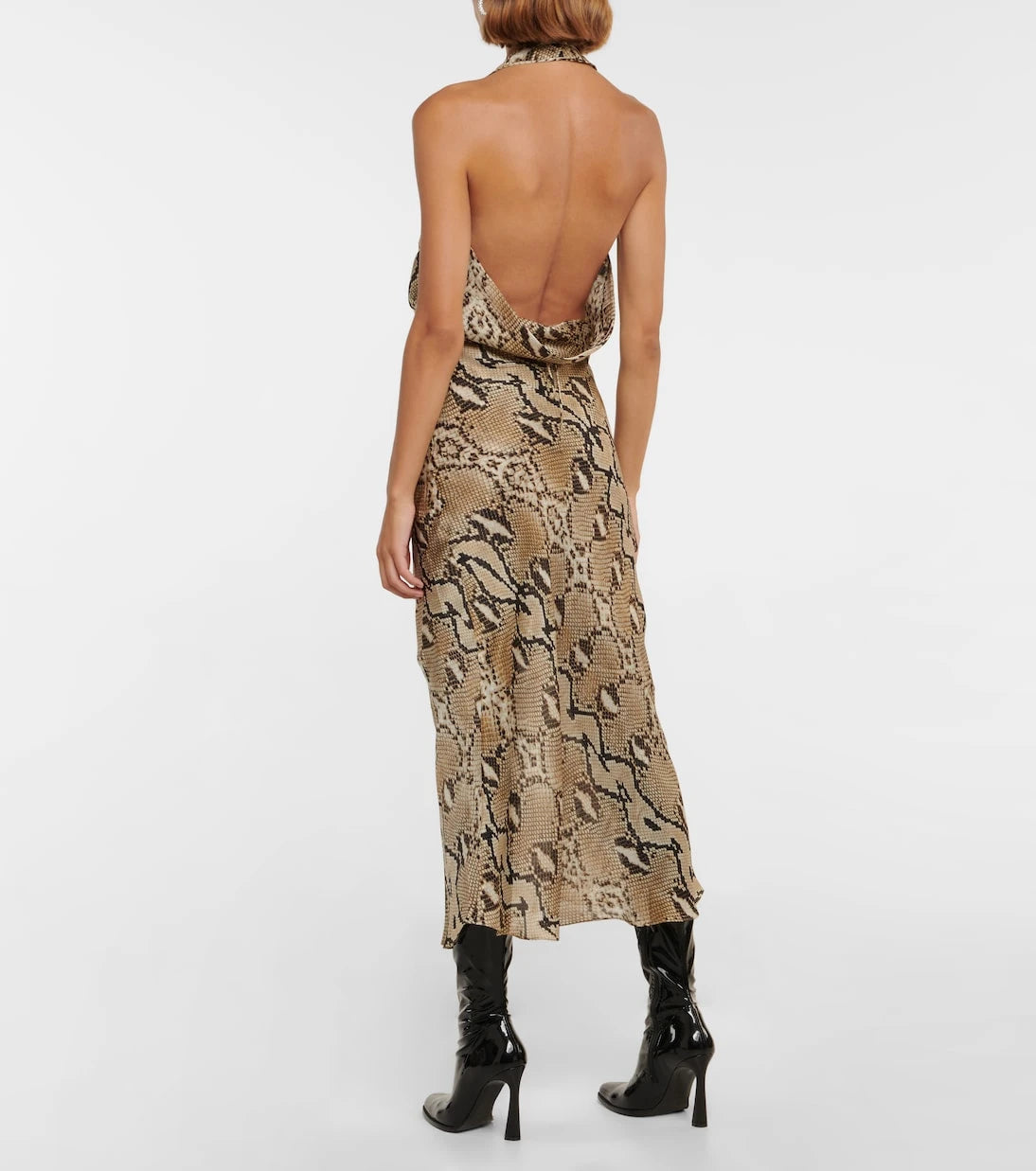 Petar Petrov - Abby snake-print silk midi dress