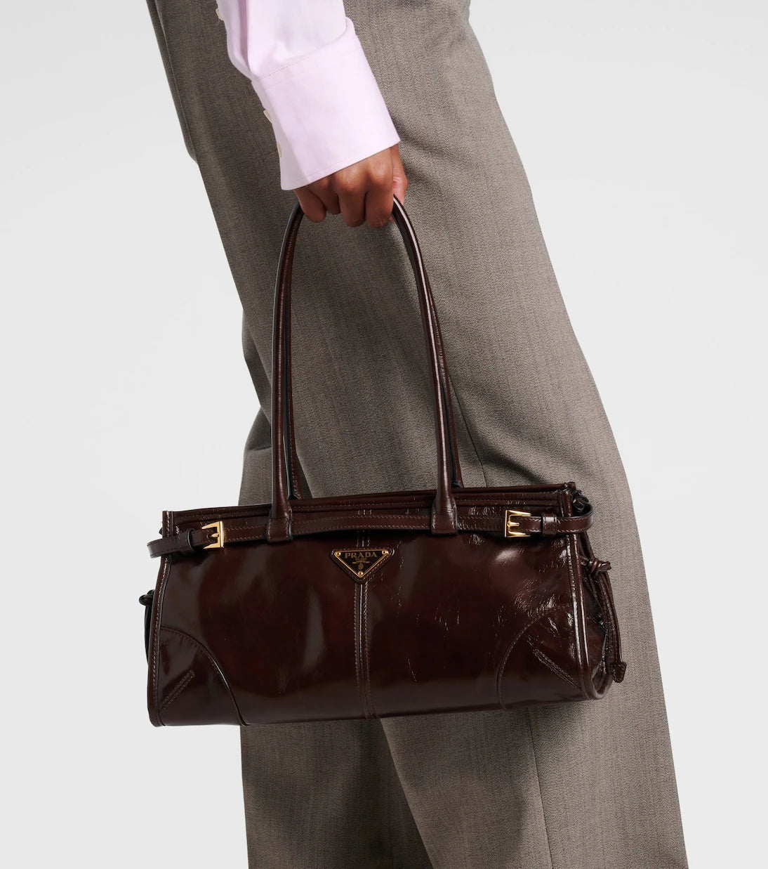 Prada - Prada Bonnie Medium leather shoulder bag