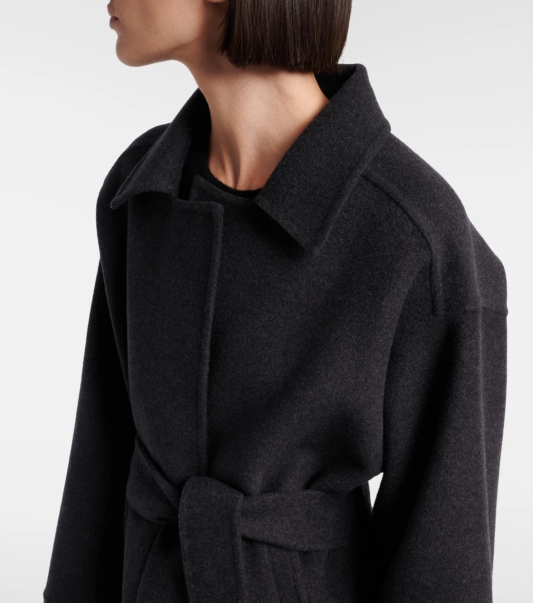 Khaite - Alder belted wool jacket