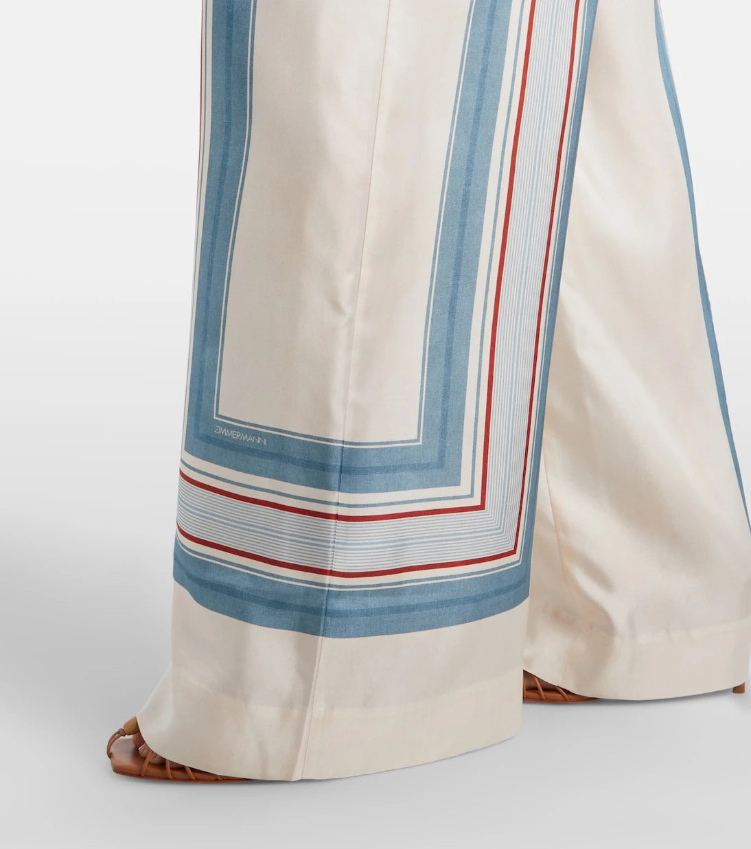 Zimmermann - Striped silk palazzo pants