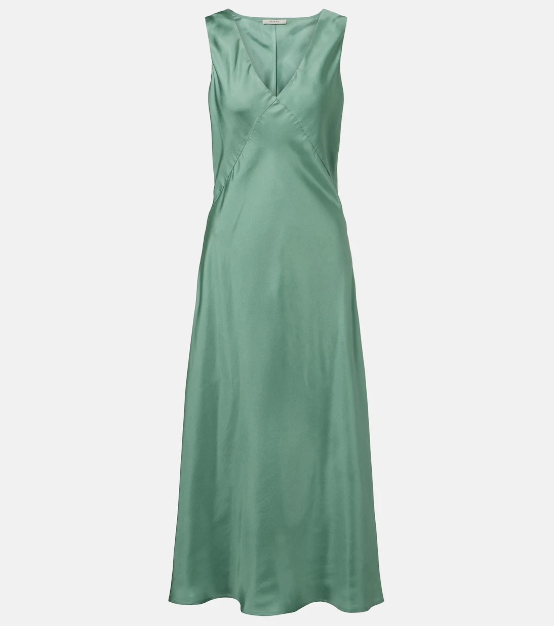 Asceno - Provence silk twill slip dress
