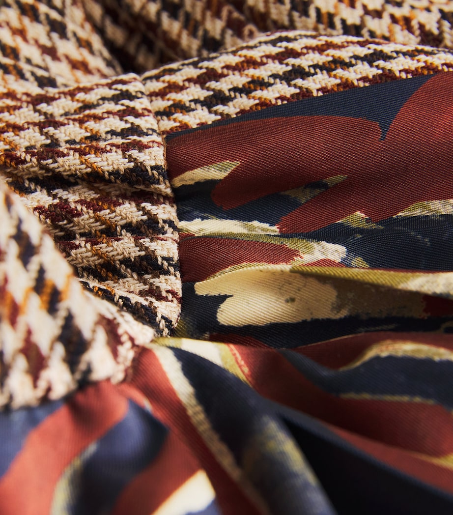 Weekend Max Mara Purple Pleated Panelled Midi Skirt