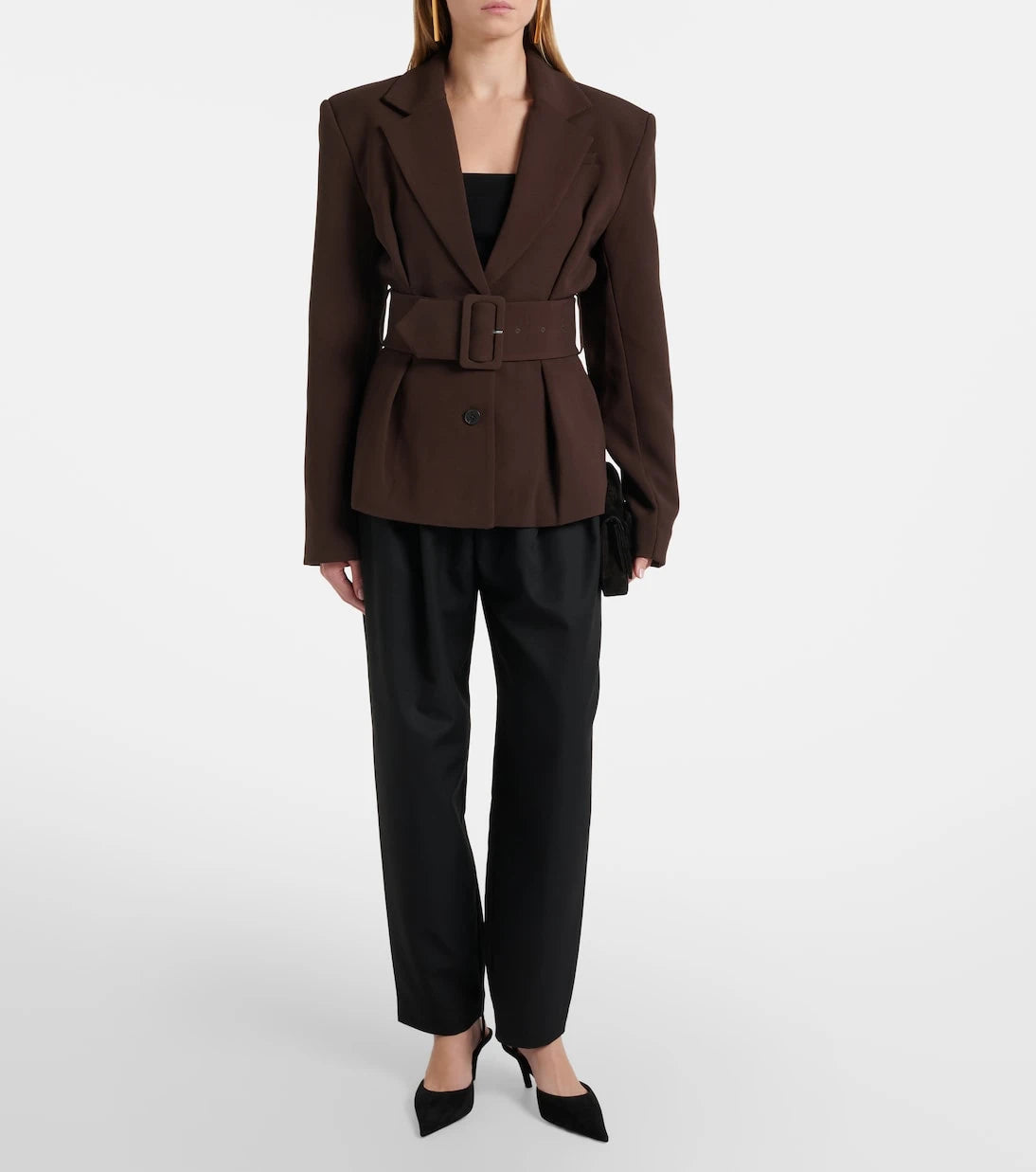 Rotate - High-rise tapered pants