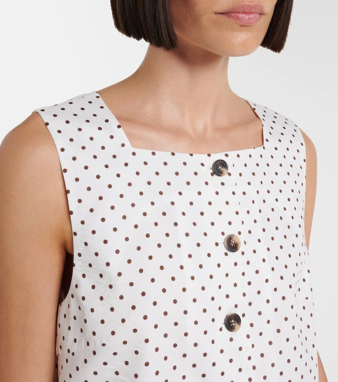 Posse - Rio polka-dot crop top