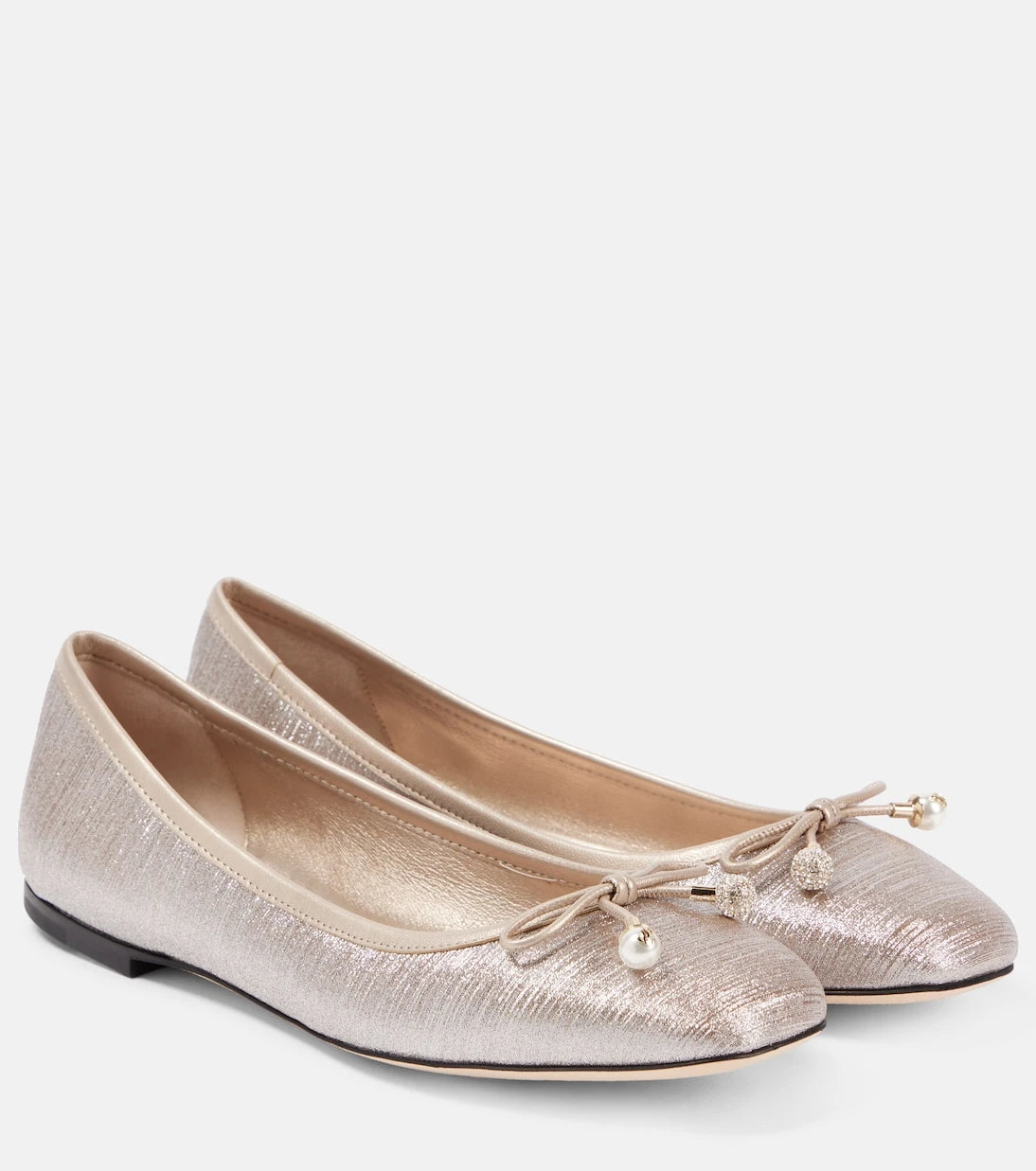 Jimmy Choo - Elme glitter ballet flats