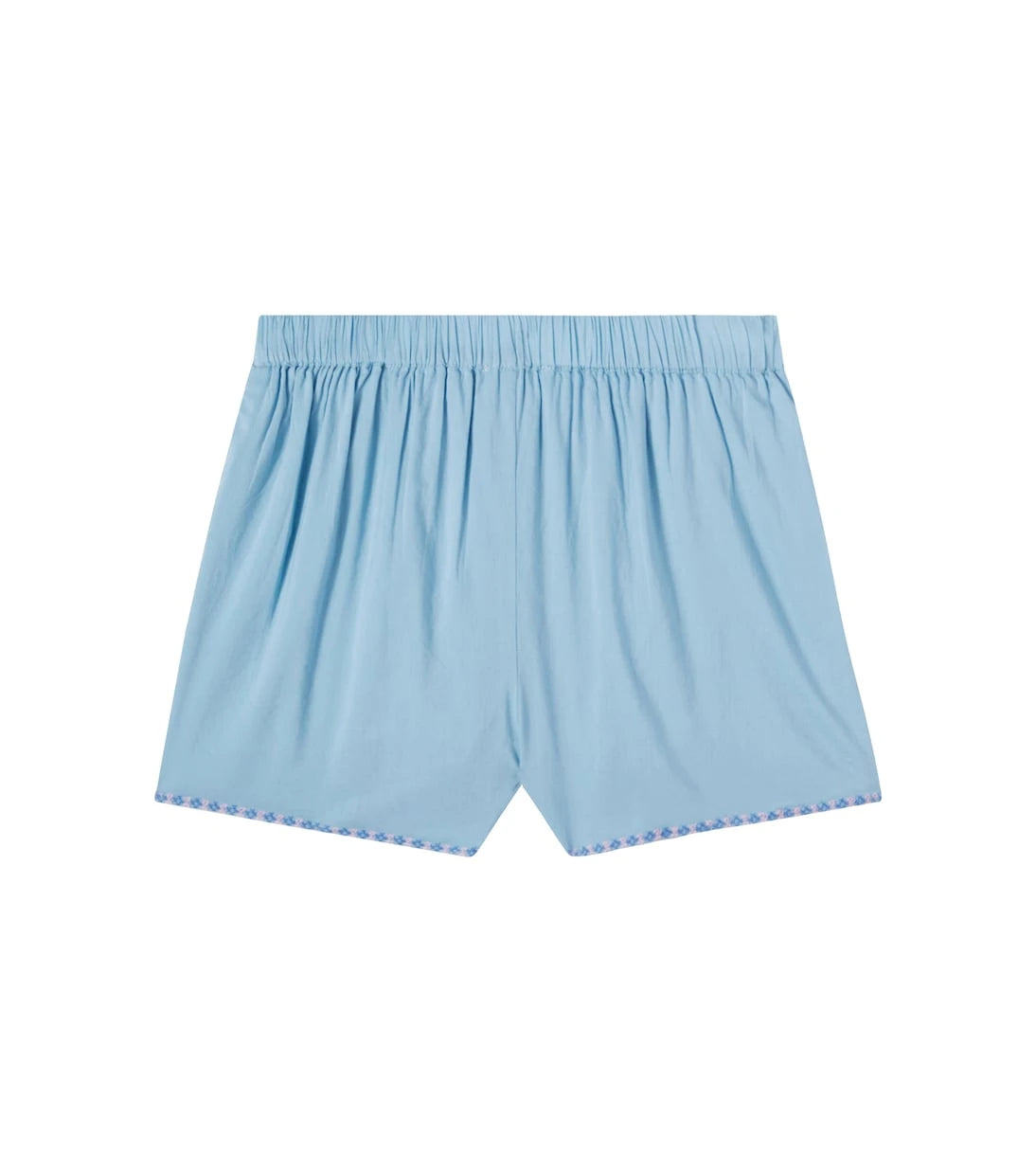 Louise Misha - Maïwen embroidered cotton shorts
