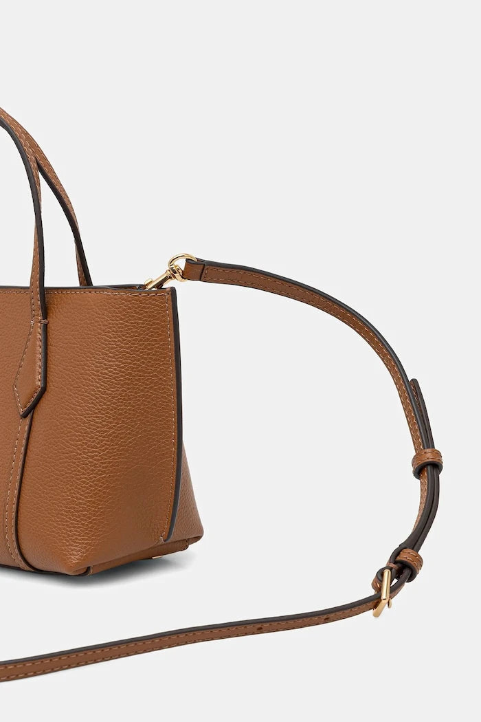 Кожена чанта Tory Burch Perry Mini Tote