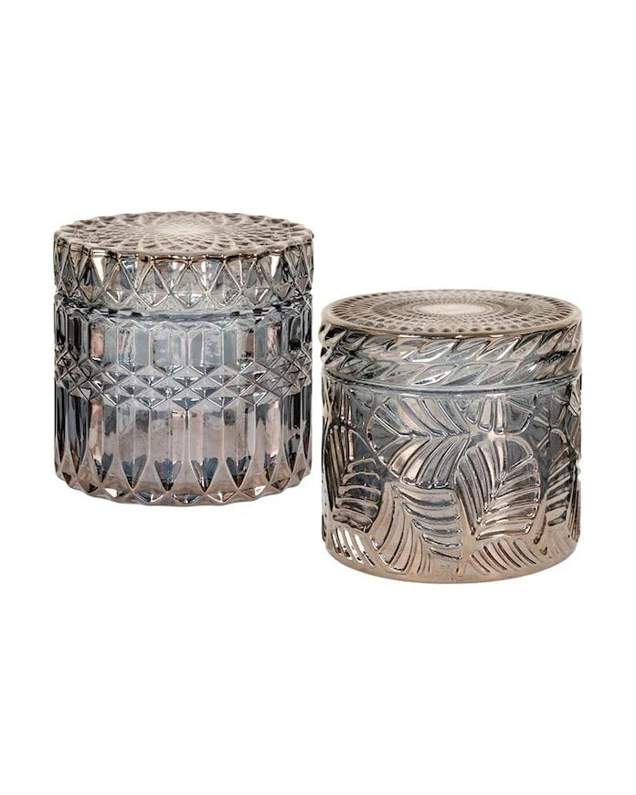 Kapaklı Saklama Kapları Seti House Nordic Jars In Smoked Glas (2 Parça)