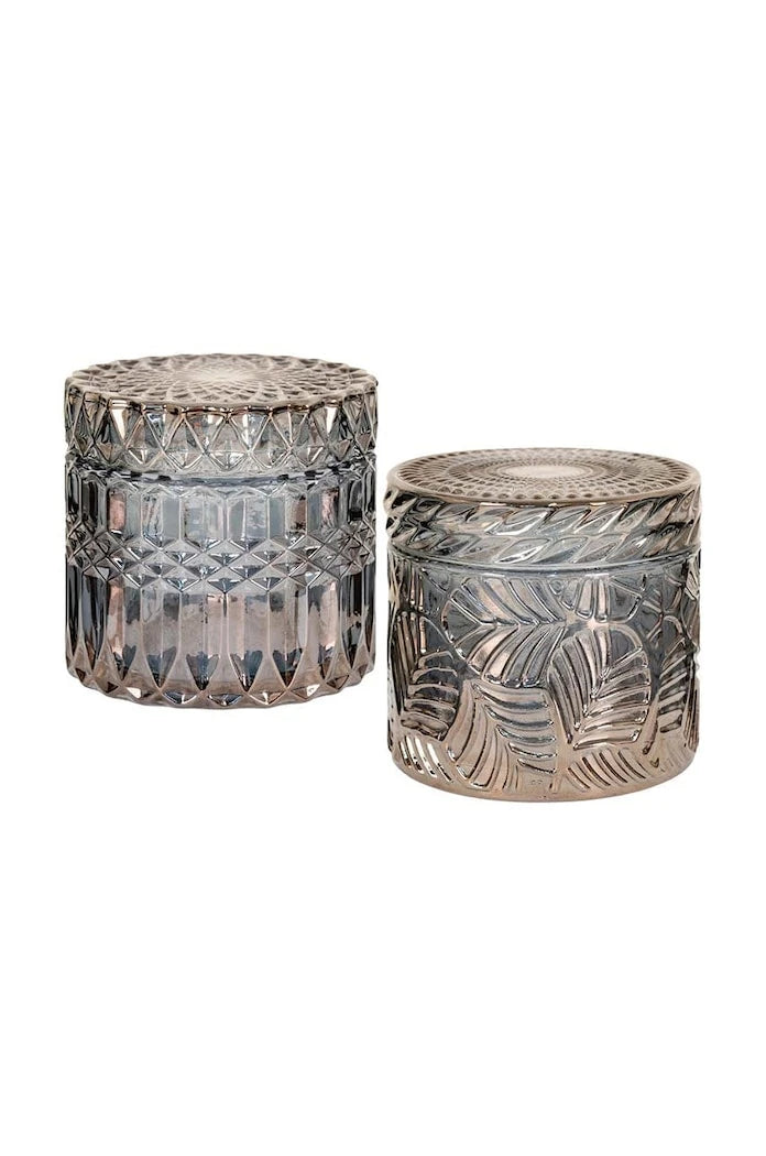 Kapaklı Saklama Kapları Seti House Nordic Jars In Smoked Glas (2 Parça)