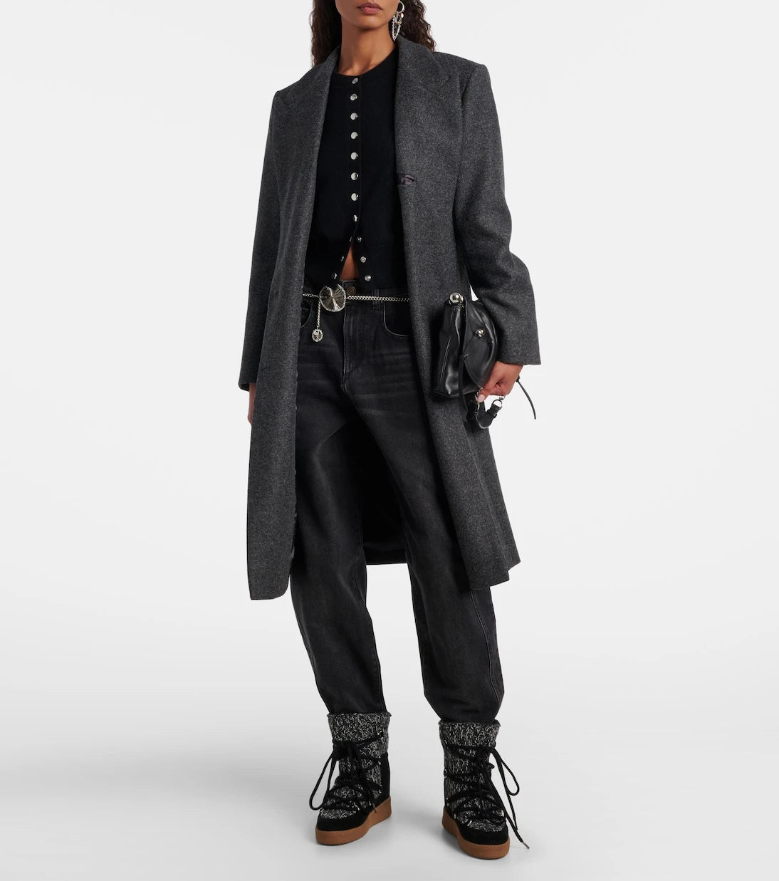 Isabel Marant - Suede-trimmed snow boots