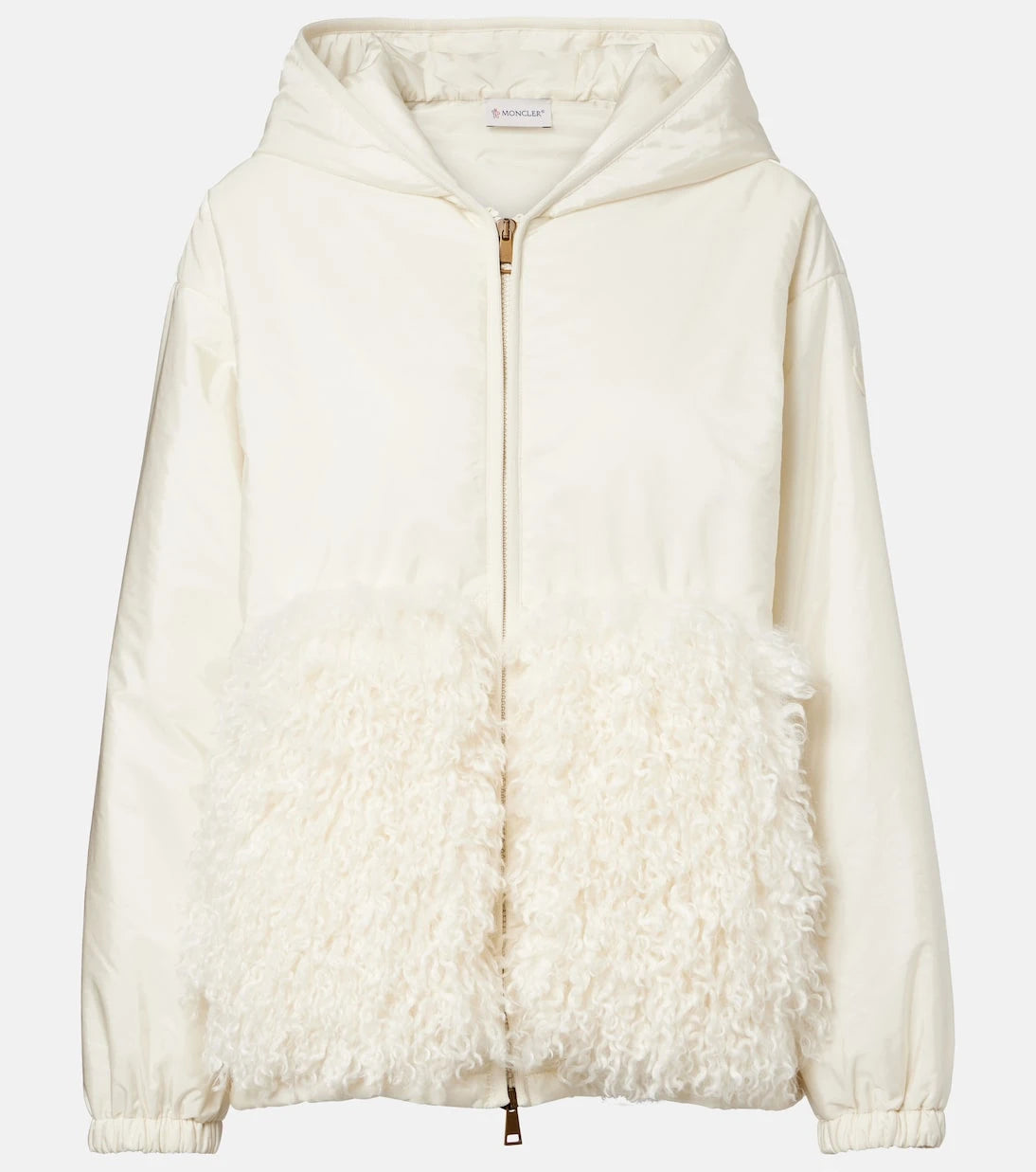 Moncler - Paneled zip-up hoodie
