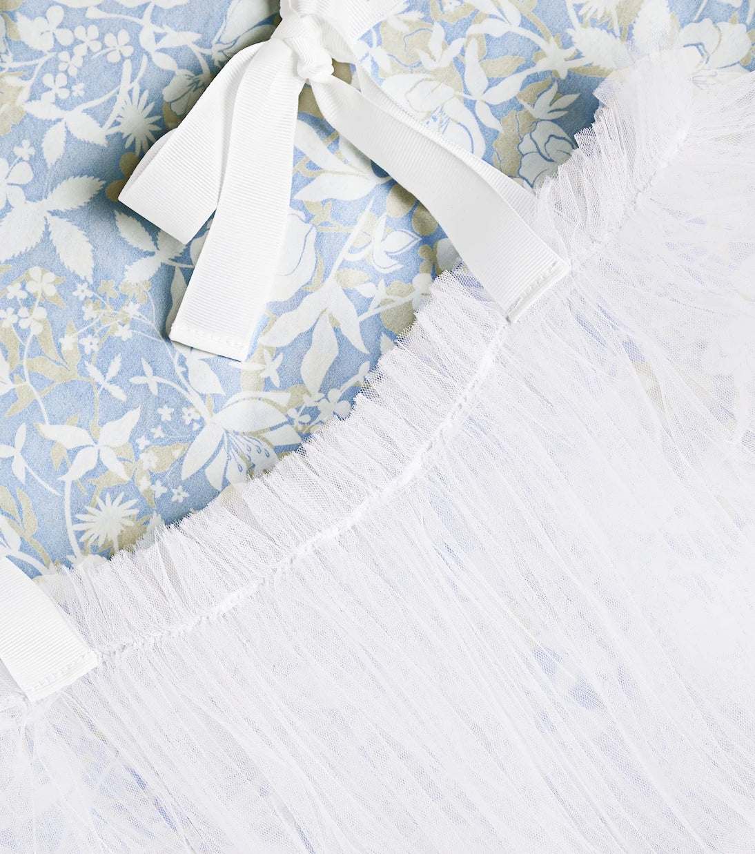 Paade Mode - Ruched floral cotton-lined tulle dress