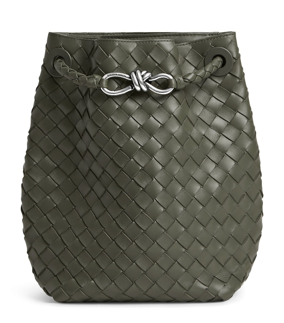 Small Leather Andiamo Bucket Bag