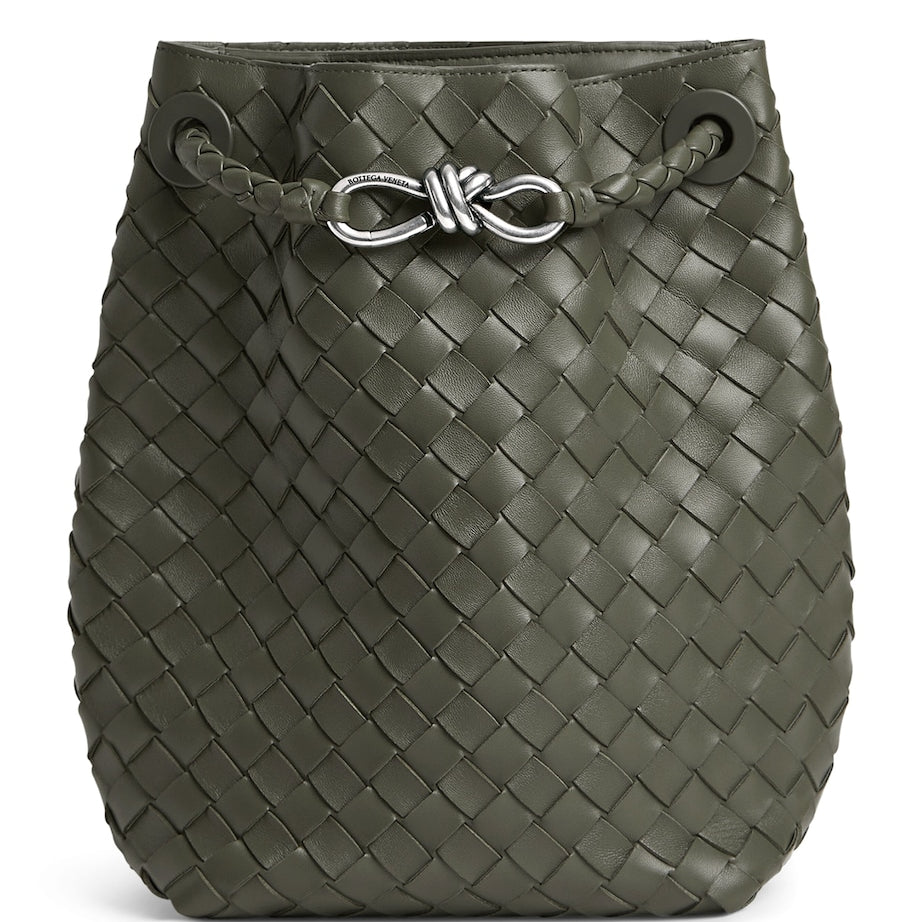 Small Leather Andiamo Bucket Bag