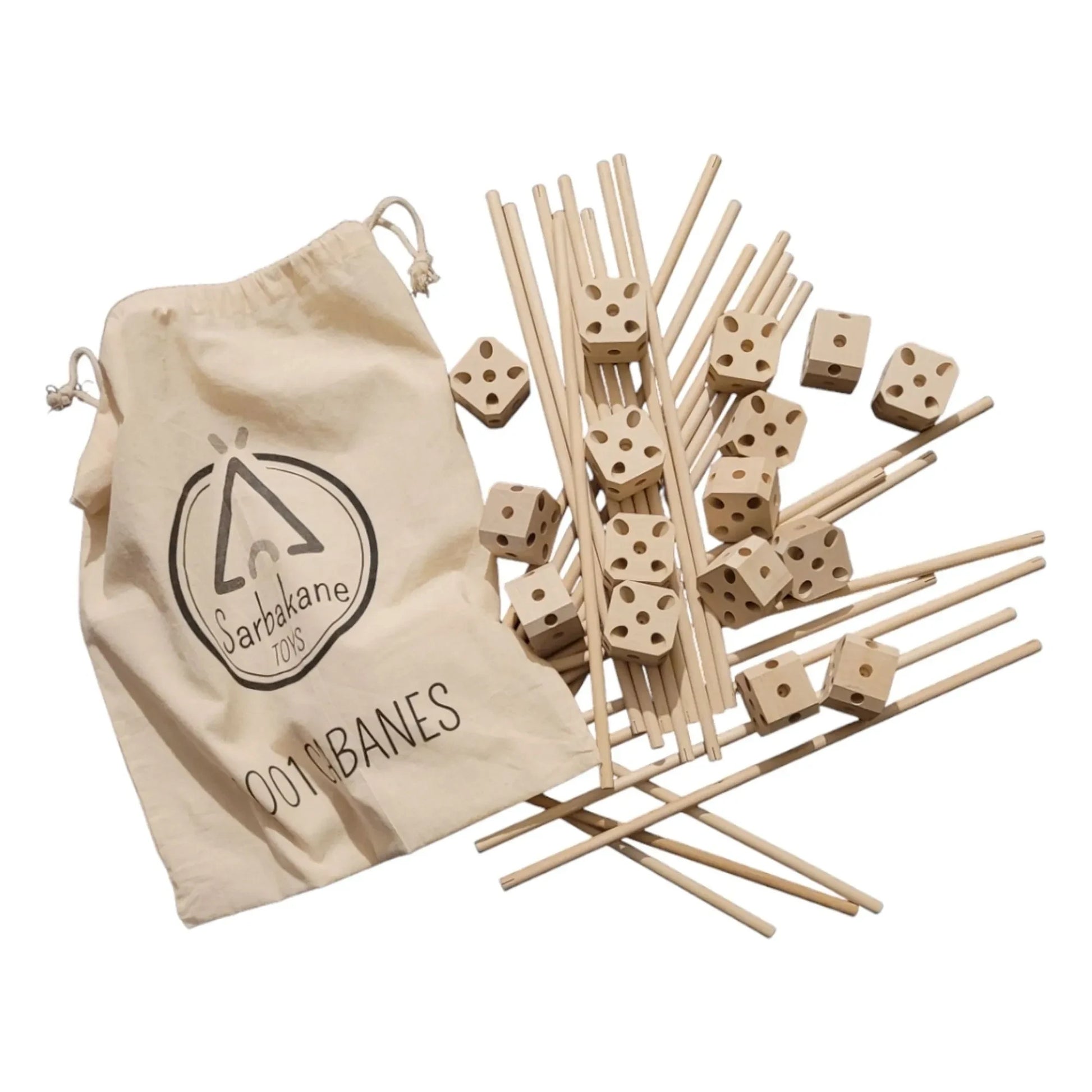 Sarbakane - Cabane à construire - Pack Libellule - 43 pieces