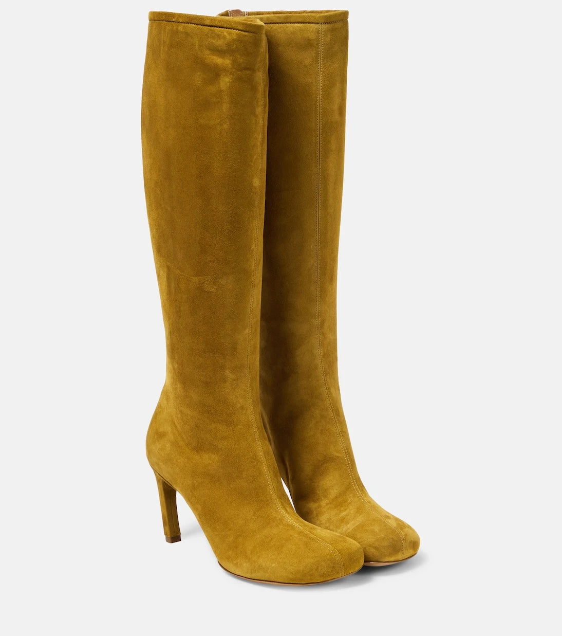 Dries Van Noten - Suede knee-high boots